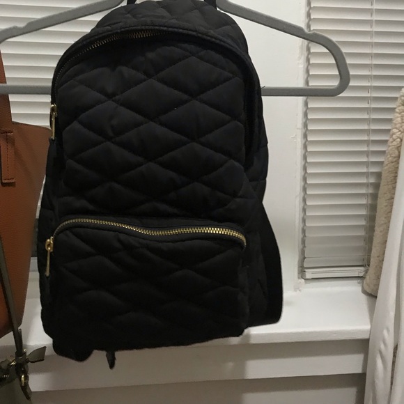 H&M Bags Hm Quilted Black Backpack Poshmark